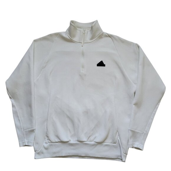 adidas Other - Adidas Z.N.E. AEROREADY 1/4 Zip Pullover Sweatshirt White Men’s Size Medium